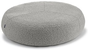 Szare legowisko dla psów z materiału bouclé ø 90 cm Senso Pouffe Pebble M/L – MiaCara