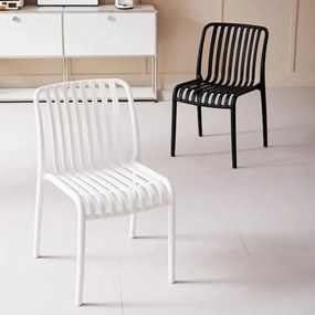 Plastowe krzesło TREGO, białe