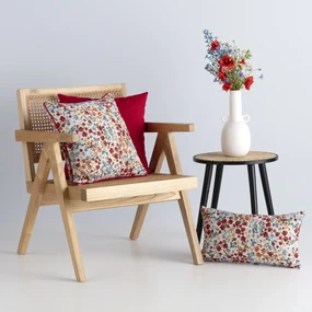 Zestaw poduszek do salonu Red Popy Flower