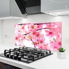 Szkło do Kuchni na Ścianę Pełnia Kwiatowego Rozkwitu