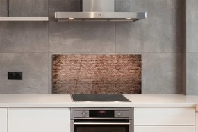 Szkło do Kuchni na Ścianę Klasyczna Cegła Vintage