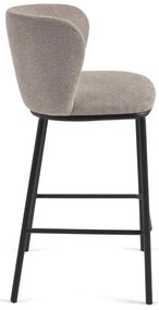 Jasnobrązowy hoker (wysokość siedziska 65 cm) Ciselia – Kave Home