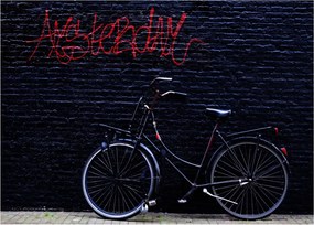 Obraz roweru w Amsterdamie (70x50 cm)