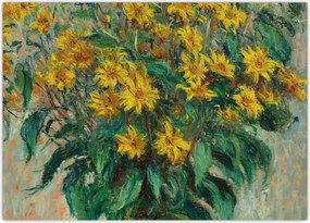 Obraz - Claude Monet, Jerusalem Artichoke Flowers, reprodukcje (70x50 cm)