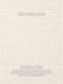 Kremowy wełniany okrągły dywan tkany ręcznie ø 200 cm Puristic Knots – Elle Decoration