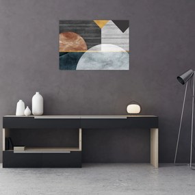 Obraz - Kształty i tekstury (70x50 cm)