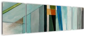 Obraz - Abstrakcja (170x50 cm)