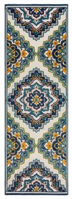 Niebieski dywan odpowiedni na zewnątrz 80x230 cm Beach Floral – Flair Rugs