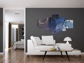 Obraz - Atrament marmurkowy (125x70 cm)
