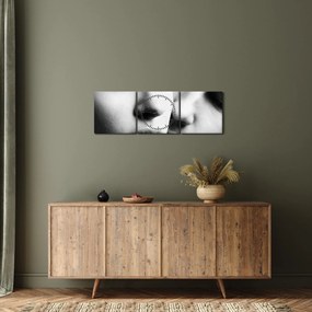 Obraz - Para (z zegarem) (90x30 cm)