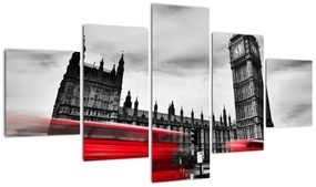 Obraz - Houses of Parliament w Londynie (125x70 cm)