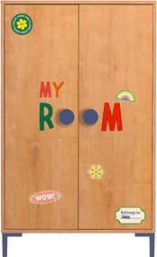 Szafa 2-drzwiowa w kolorze dębu mój pokój.