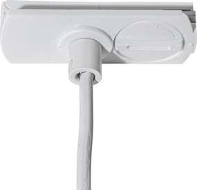 Nowoczesna biała lampa wisząca do systemu szynowego jednofazowego - Iconic Frini