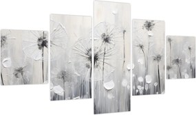 Obraz - Mlecze, malarstwo (125x70 cm)