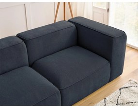 Ciemnoniebieska sofa 255 cm Zephyr – Bobochic Paris