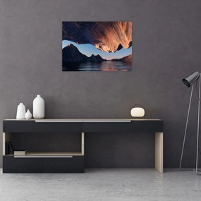 Obraz na szkle - Klify 3D (70x50 cm)
