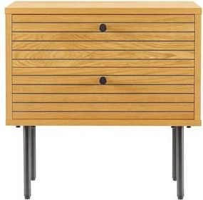 Loftowa szafka nocna z 2 szufladami Z5-L16