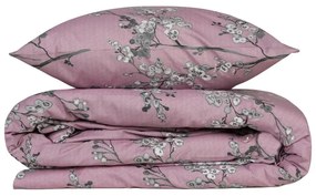 Różowa pościel dwuosobowa z bawełny renforcé 240x220 cm Chicory – Mijolnir