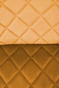 Krzesło tapicerowane K525 VELVET musztardowe HALMAR