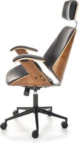 Nowoczesny fotel biurowy z oparciem ze sklejki Ignazio Halmar