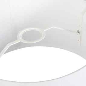 Abażur lniany biały 35/30/20