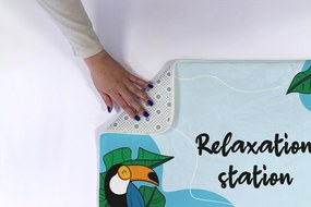 Dywanik łazienkowy Dywanik łazienkowy Tropikalne ptaki