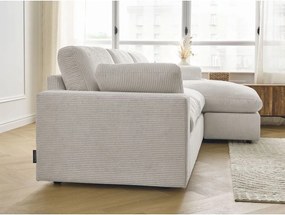 Beżowy sztruksowy narożnik Belair – Bobochic Paris