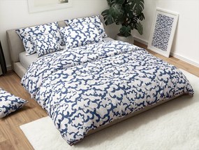 PrzytulneMieszkanie.pl PrzytulneMieszkanie.pl Bawełniana pościel MAGIC SKY biało-niebieska Rozmiar pościeli: 70 x 90 cm | 140 x 200 cm