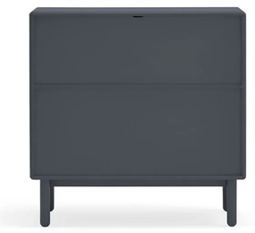 Ciemnoszara niska komoda 90x90 cm Corvo – Teulat