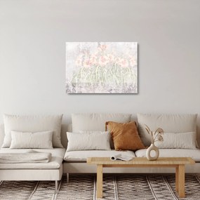 Obraz na szkle - Freska lilii (70x50 cm)
