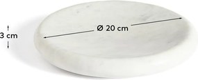 Marmurowa taca dekoracyjna ø 20 cm Obena – Kave Home