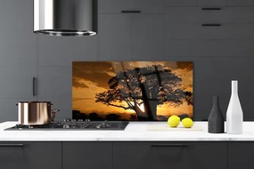 Dekor Szklany do Kuchni Stary Dąb W Polu