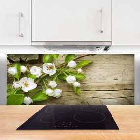 Szkło do Kuchni na Ścianę Pastelowa Kompozycja Roślinna