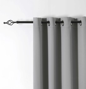 Zasłona OXFORD LIGHT 140x250 cm, jasnoszara Zawieszanie: Taśma z wiązaniami