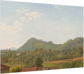Obraz na szkle - Simon Denis,  View Near Naples, reprodukcje (70x50 cm)