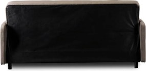 Sofa z Funkcją Spania CUBA Rozkładana Wersalka Dwuosobowa Beżowa Nowoczesna do Salonu