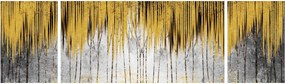 Obraz - Złote linie (170x50 cm)