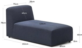 Ciemnoniebieski moduł sofy Neom – Kave Home