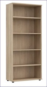 Skandynawski regał na książki dąb sonoma - Hagen