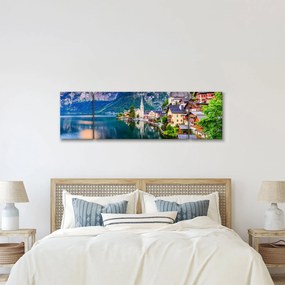 Obraz - Wieś alpejska (170x50 cm)