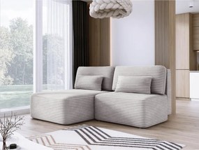 Narożnik TILIA wolnostojący układ L strona Lewa z funkcją spania w tkaninie Tilia 86