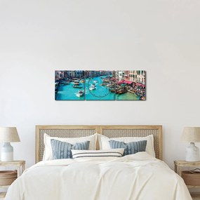 Obraz  - Canal Grande, Wenecja, Włochy (z zegarem) (90x30 cm)