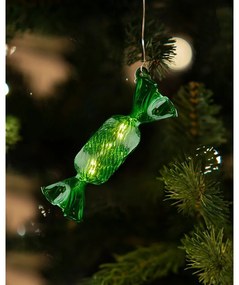 Zielona wisząca świąteczna dekoracja świetlna ø 1,5 cm Hannah – Sirius