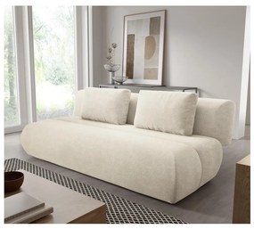 Rozkładana sofa trzyosobowa FANO kremowa