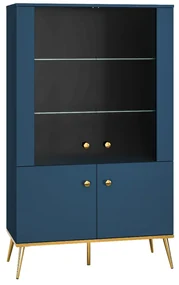 Witryna niska BLU granatowa ML MEBLE