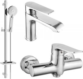 Mexen Pecos DQ40 zestaw prysznicowy, chrom - 72704DQ40-00