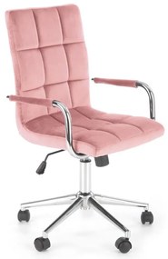 Krzesło biurowe VANI różowe