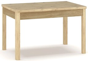 Prostokątny stół rozkładany ryflowany dąb artisan Z5-L01