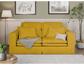 Żółta sofa 196 cm Nora – Ropez