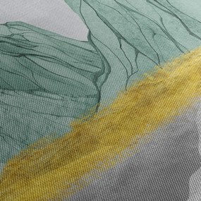 Obraz - Emerald Mountains N⁰1 (125x70 cm)
